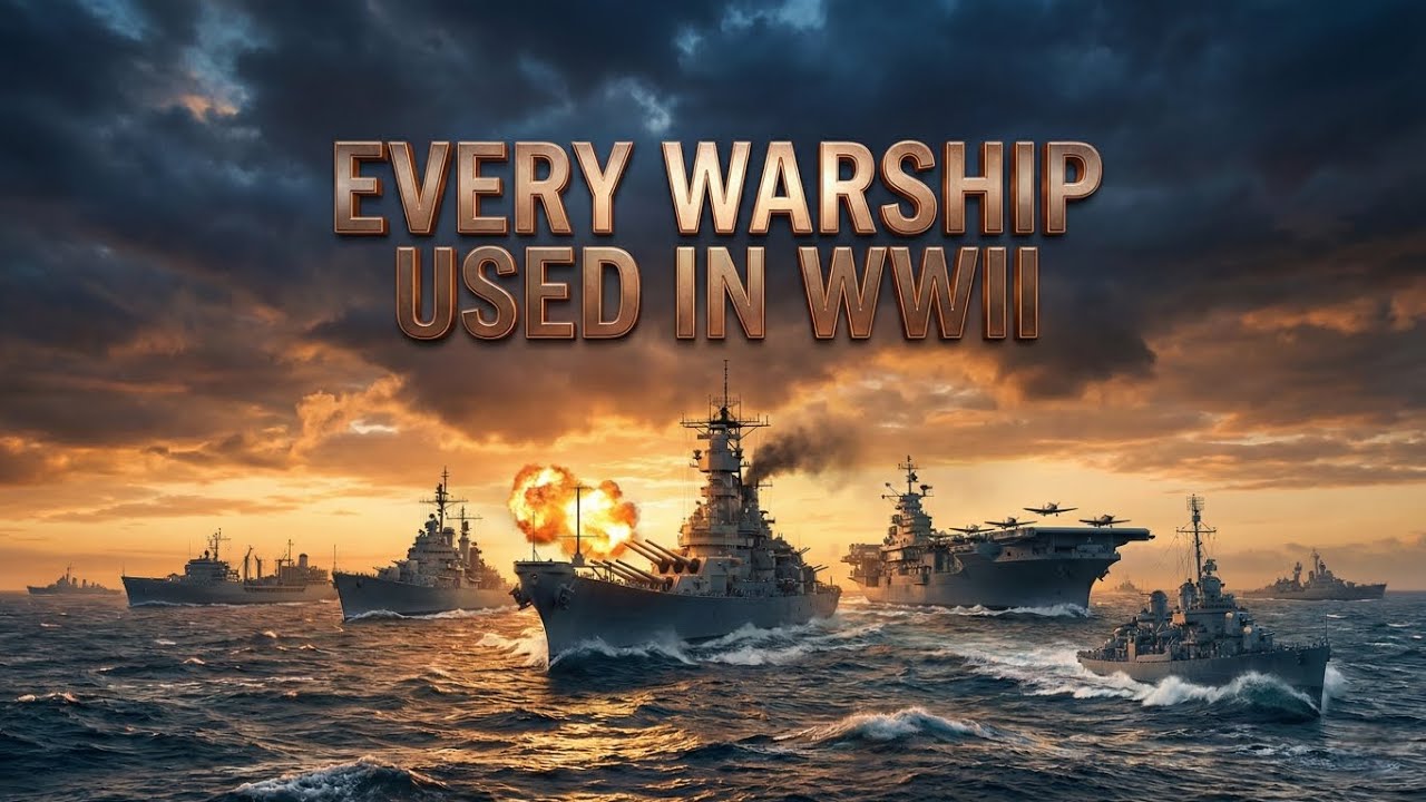 Every Warship Used in WWII: The Complete US Navy Iron Armada