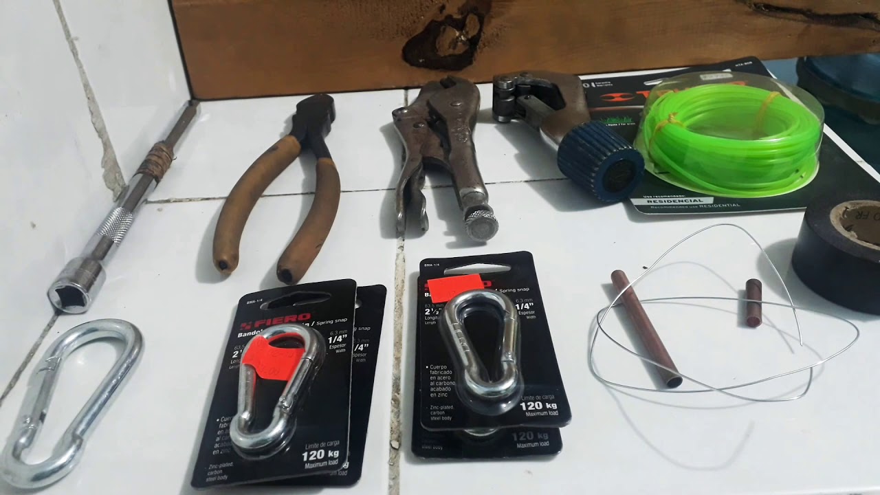 Lineas de seguridad salva cañas y sujeta remo para kayak