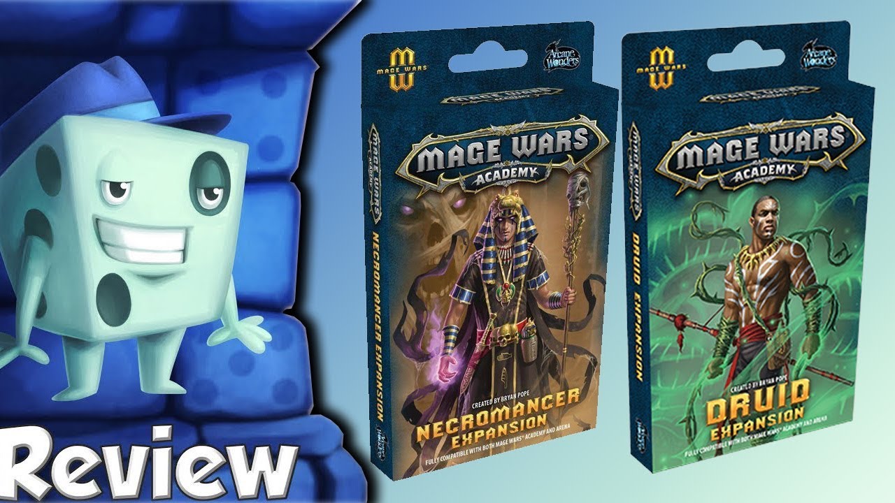 Mage Wars Academy: Necromancer and Druid Review - with Tom Vasel