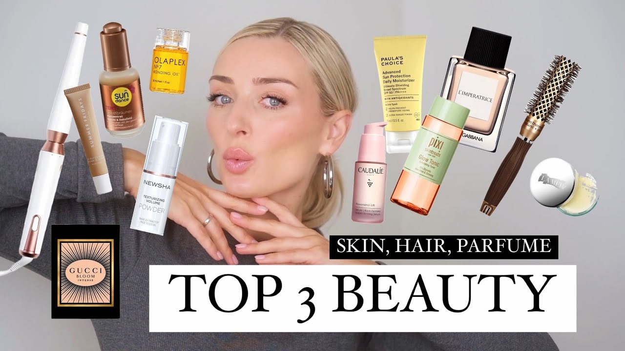 Top 3 BEAUTY - skin, hair, parfume