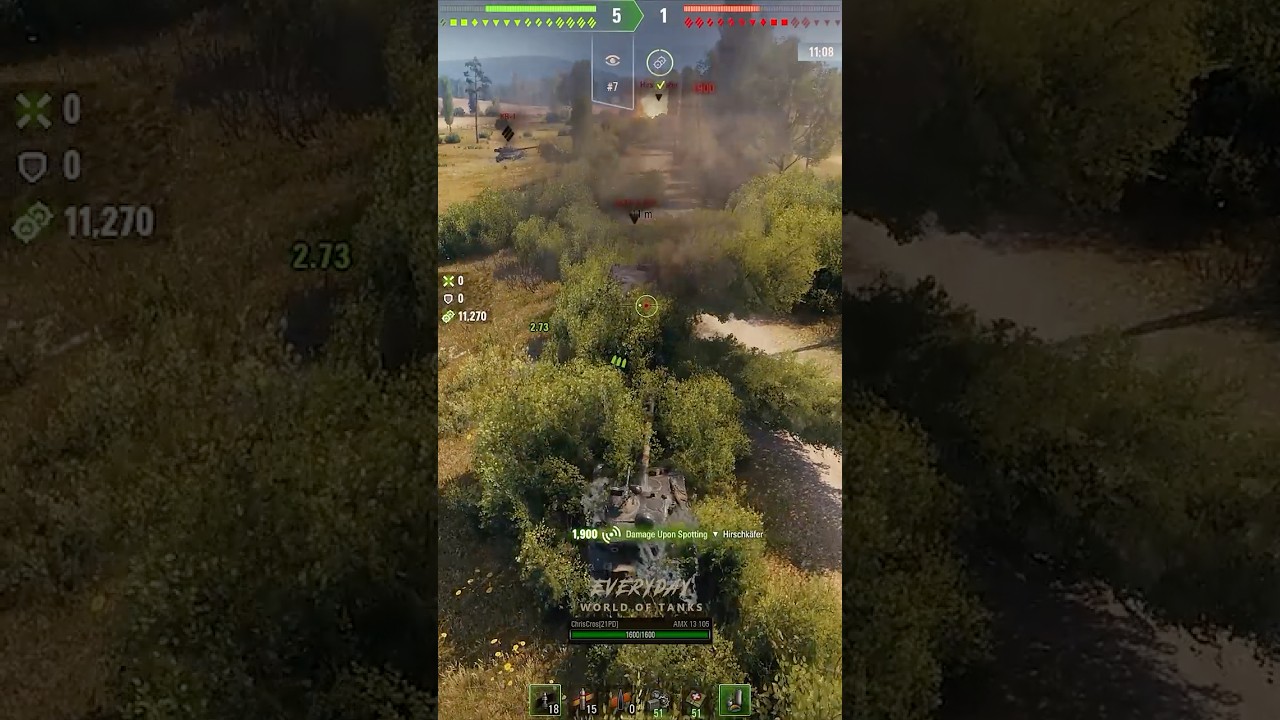 AMX 13 105 - Ghost of Prokhorovka - WoT #shorts
