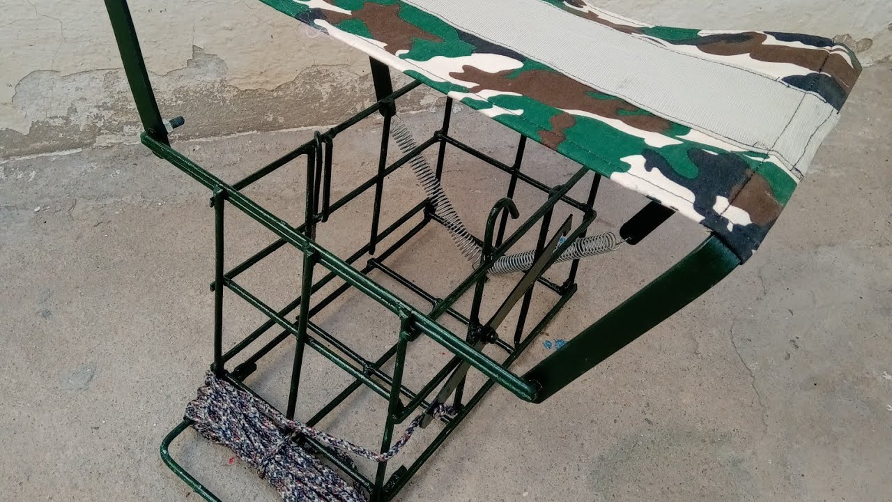 صنع قاذفة طيور لتدريب الحيوانات/ Made a bird launcher to train animals