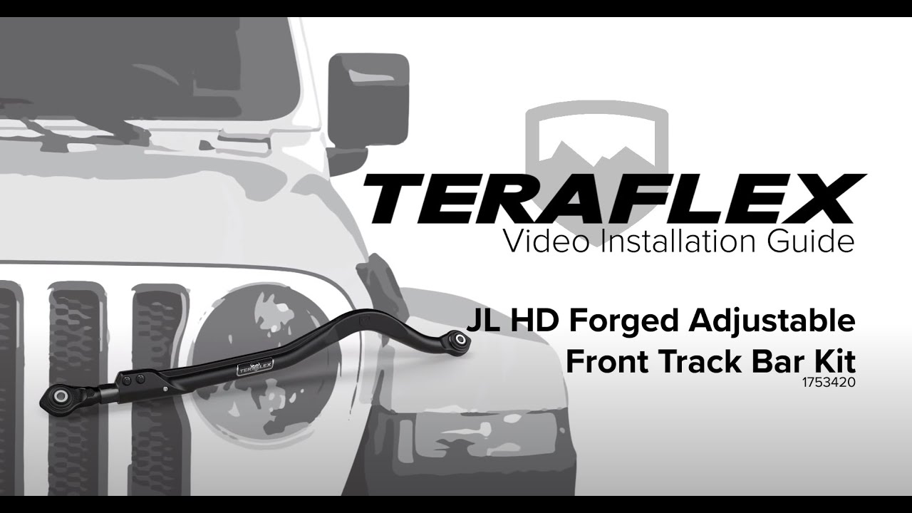 JL/JLU: Alpine IR Front Track Bar | TeraFlex Install