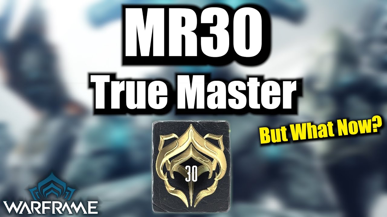 I Finally Reached Mastery Rank 30 In Warframe...