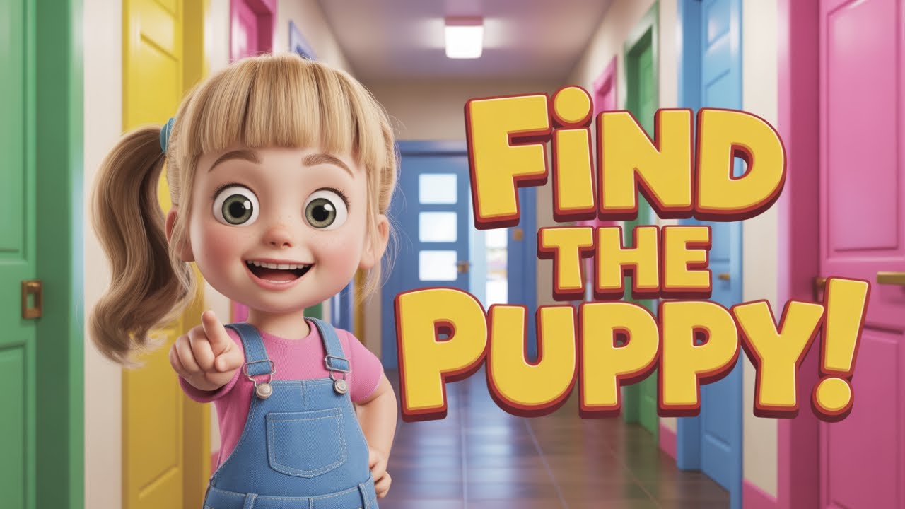 Find the Playful Puppy Behind the Doors!