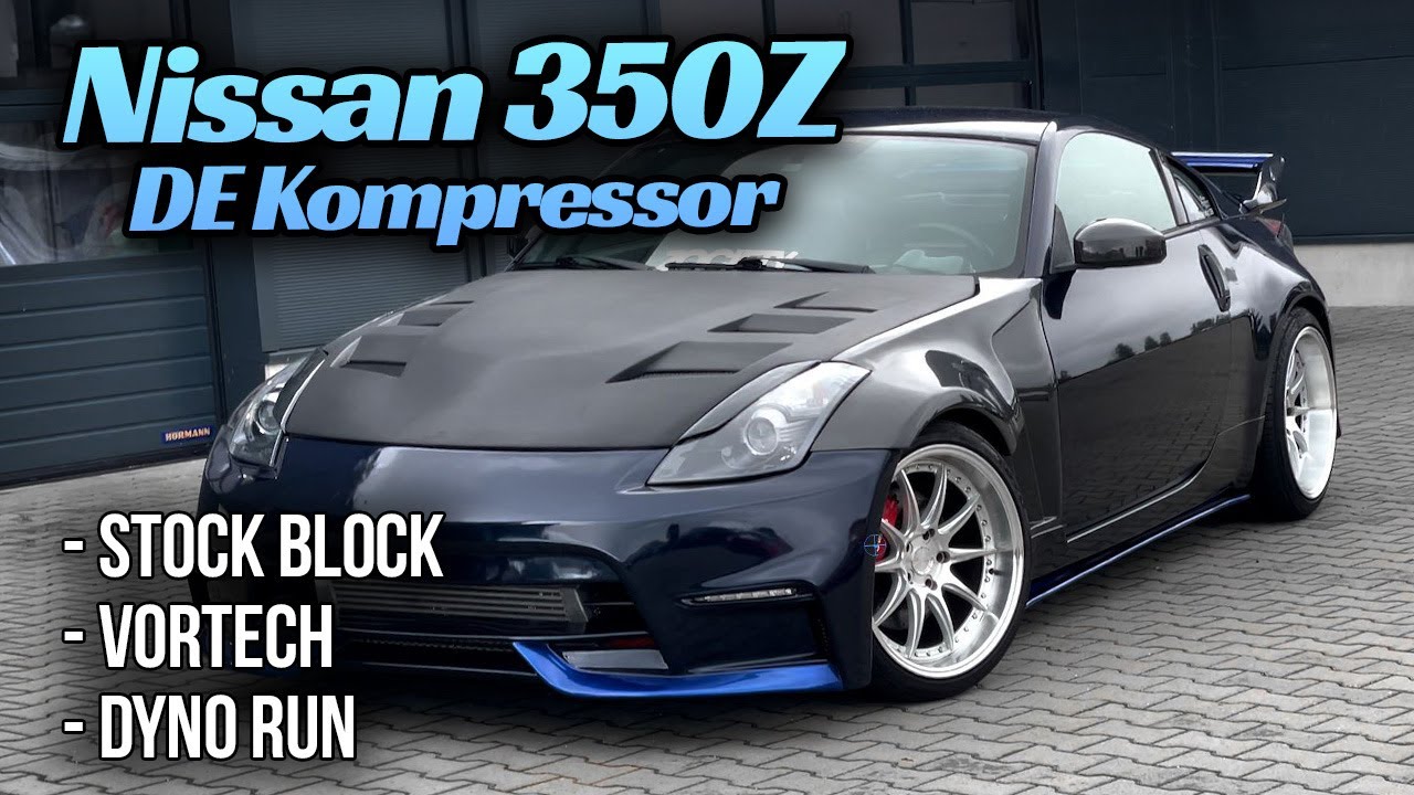 Nissan 350Z DE Stock Block mit Kompressor // Hält das?