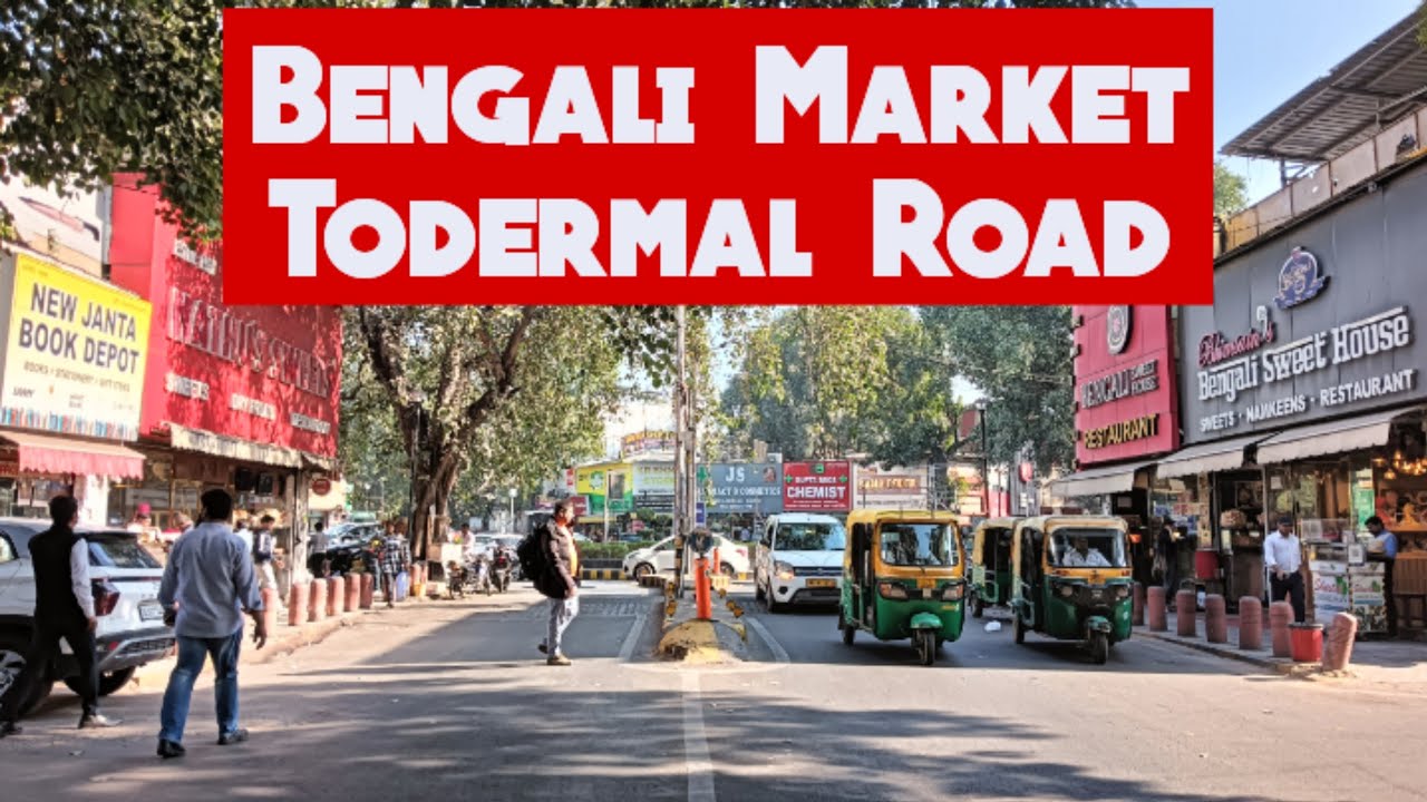 Walking Tour: Bengali Market, Todermal Road Area, Mandi House, New Delhi. @newdelhibharat