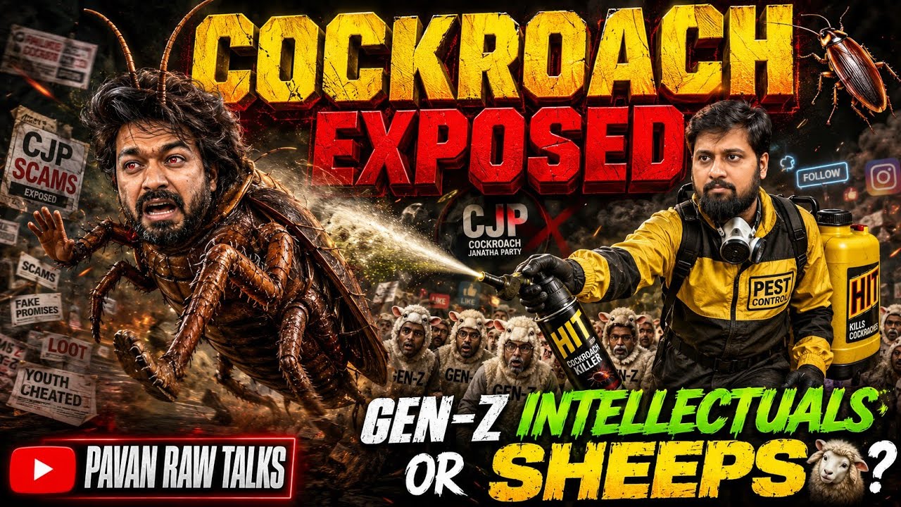 Cockroach Exposed | Fake CJP is Exposed | Pavan Raw Talks 