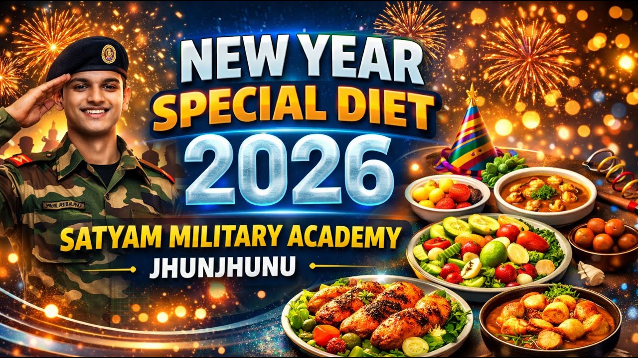 New Year Special Diet in Mess | Satyam Military Academy Jhunjhunu | Healthy Start of 2026 