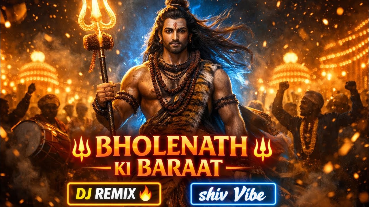 Chale Baraati 🔱 Bholenath Ki Shaadi | DJ Wedding Remix | Shiv Bhakti Dance Song | SHIV VIBE