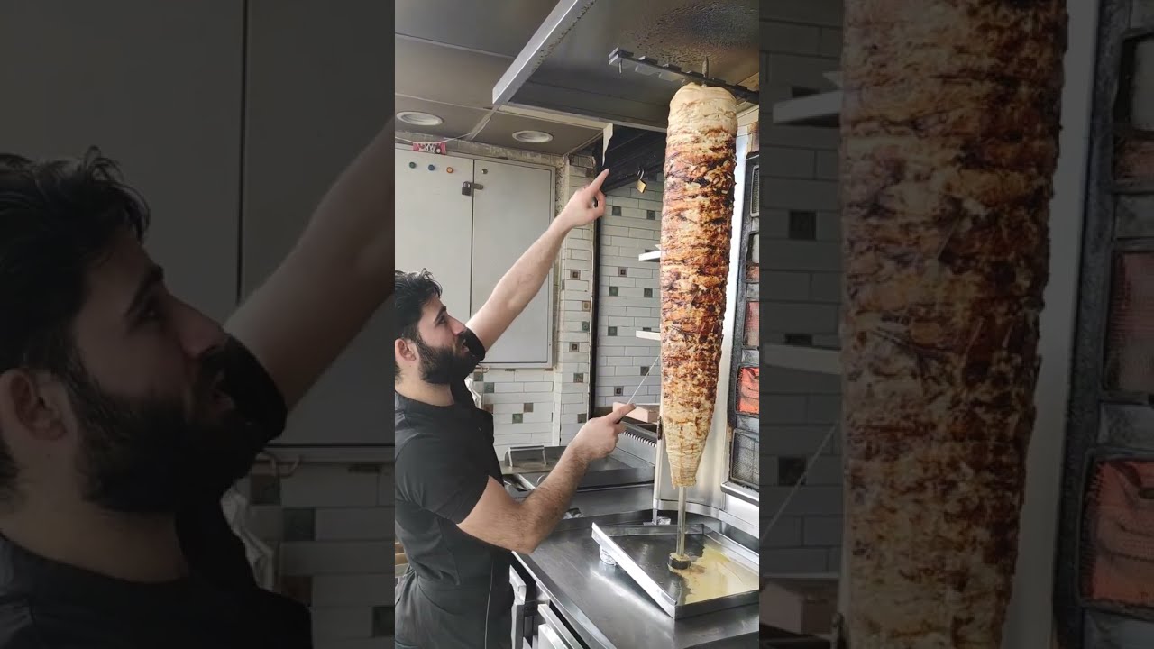طريقة شواء سيخ الشاورما #عمران_اليونس