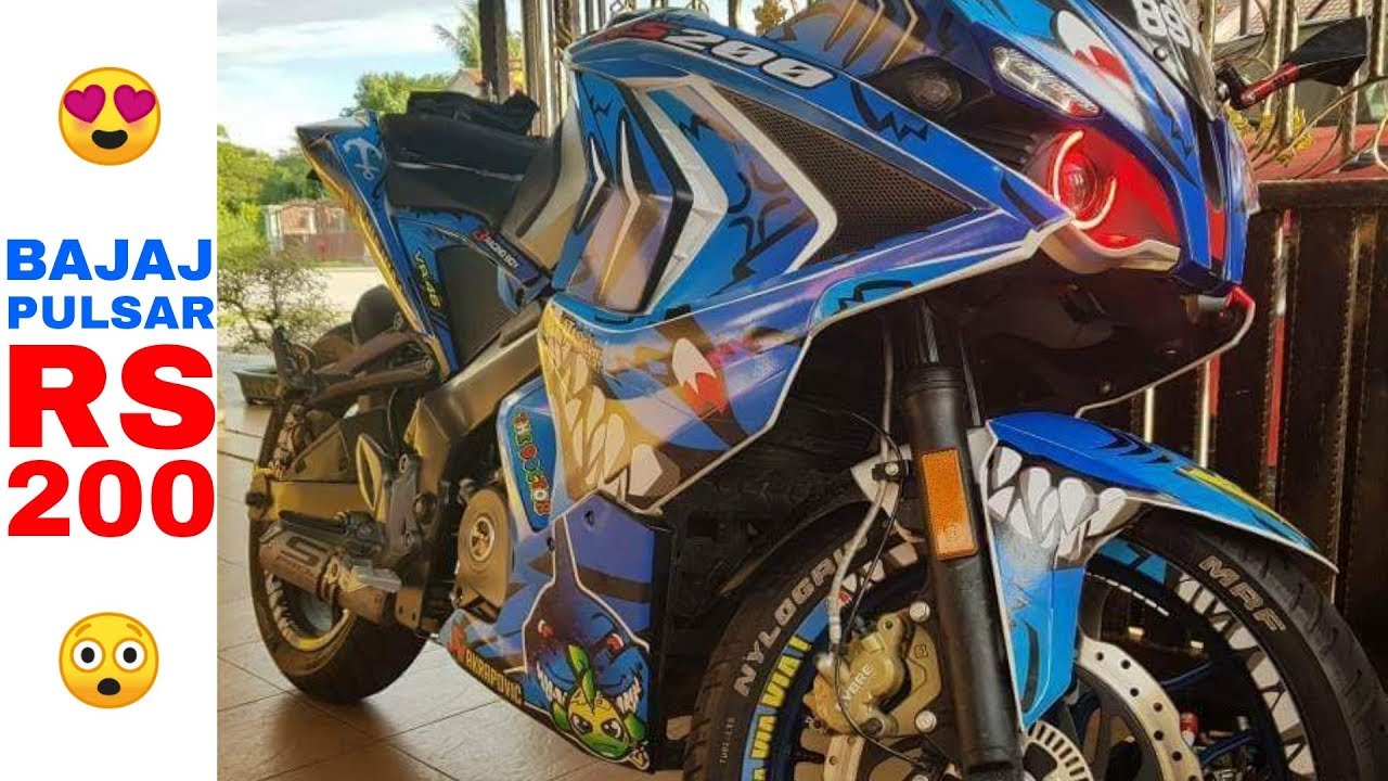 Top 6: BEST Modified Bajaj Pulsar RS 200 ! ! !