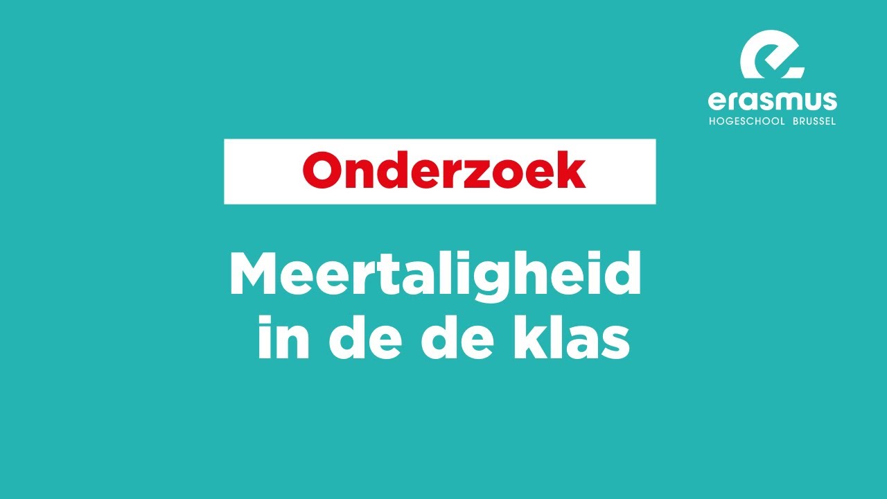 Bachelor Lager Onderwijs: meertaligheid in de klas
