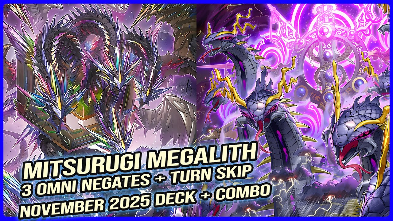 Ю-Ги-О! Профиль колоды «Мегалит Мицуруги», ноябрь 2025 г.
