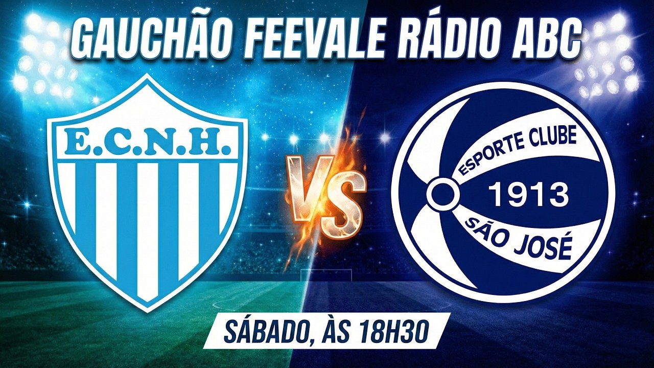 AO VIVO: GAUCHÃO FEEVALE RÁDIO ABC | SEMIFINAL DA TAÇA FARROUPILHA: NOVO HAMBURGO x SÃO JOSÉ