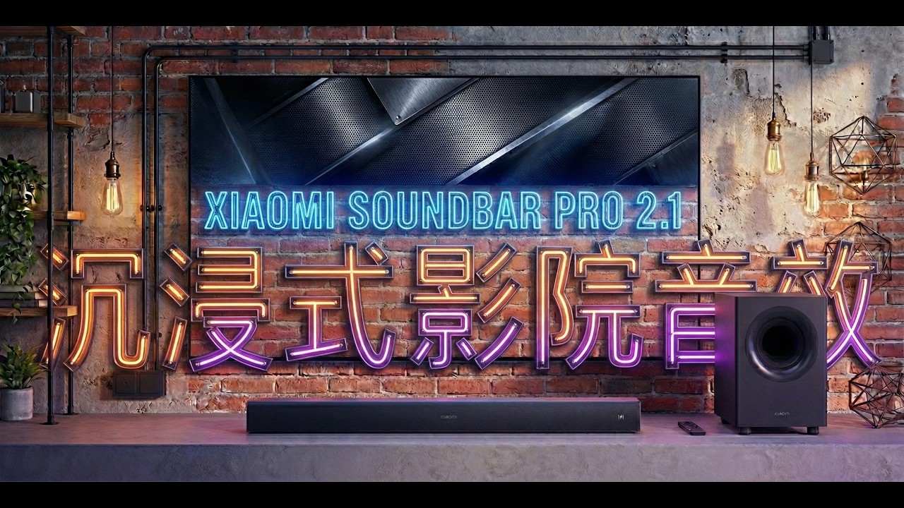 別再燒錢了！小米Xiaomi Soundbar Pro 2.1 聲霸用半價打出Sony劇院級震撼？