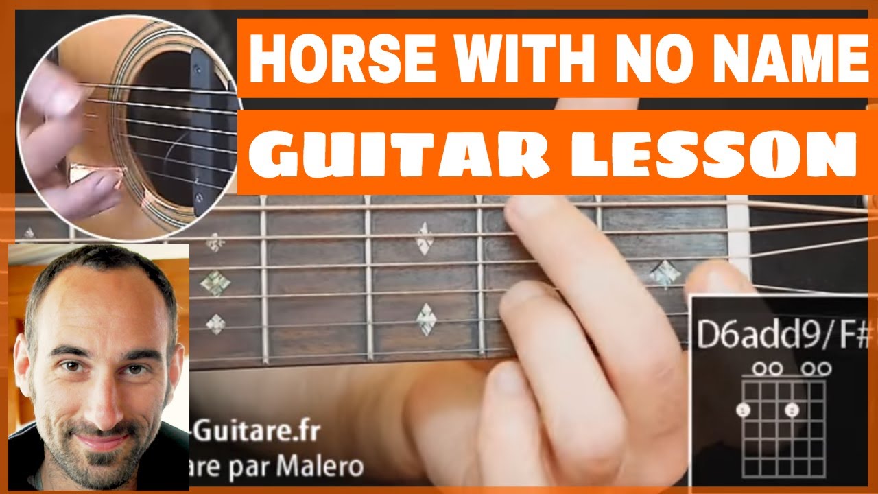 A Horse With No Name Guitar Lesson - part 1 of 5