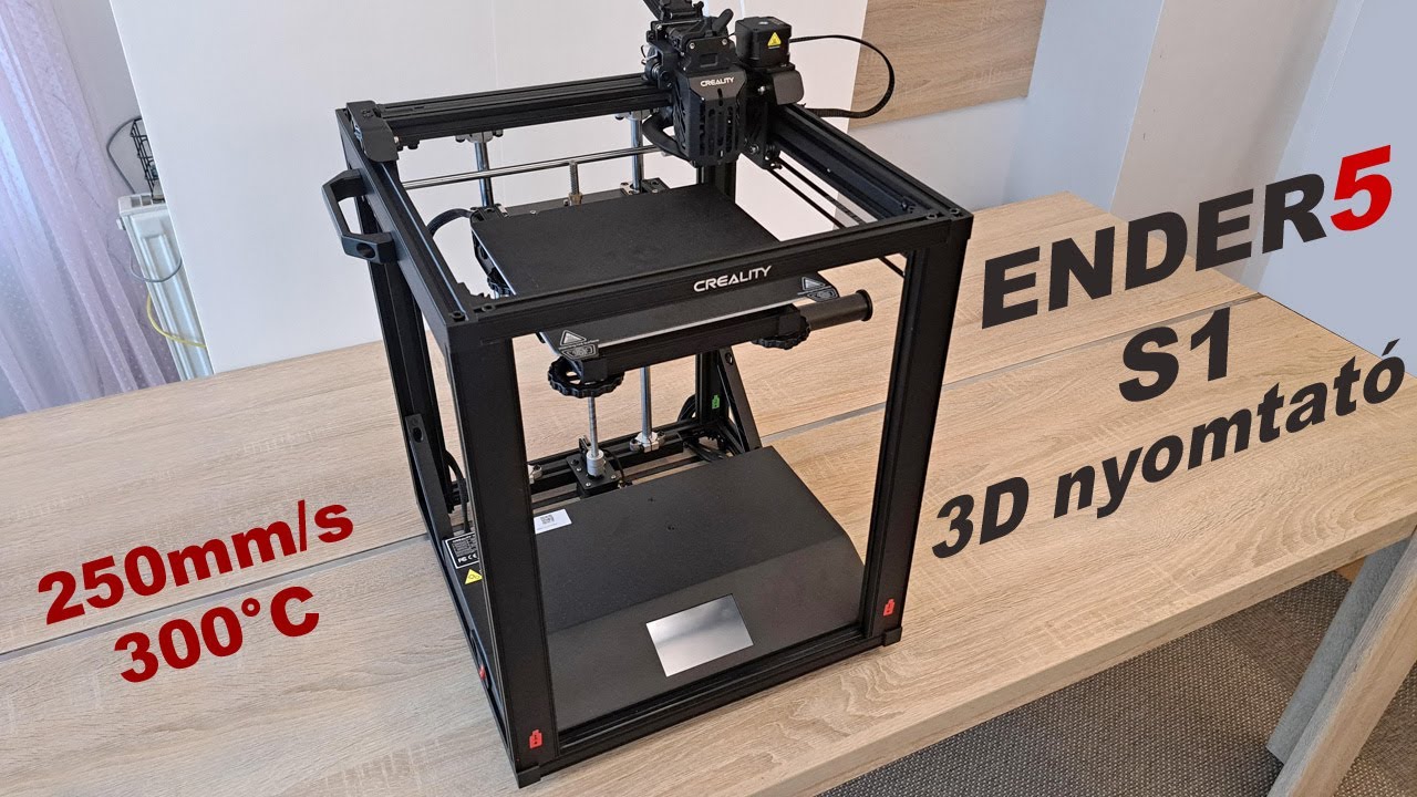 Ender-5 S1 3D nyomtató bemutatása