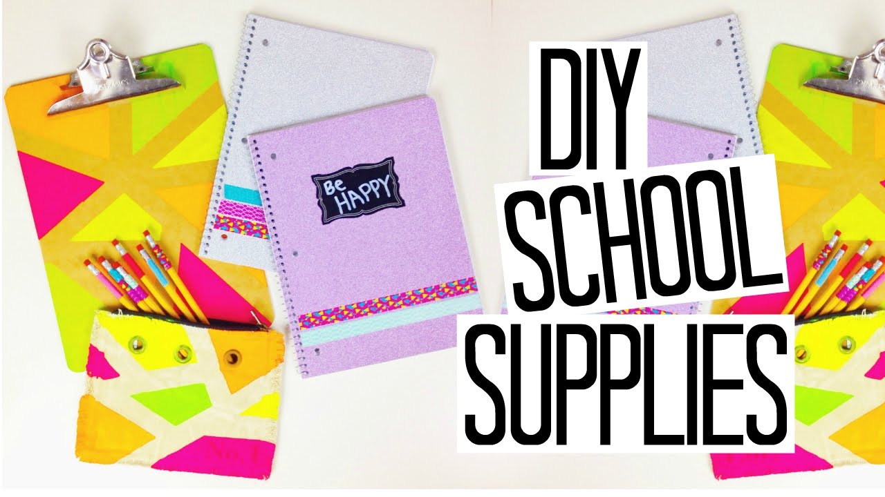 DIY Easy & Inexpensive School Supplies! | 2015