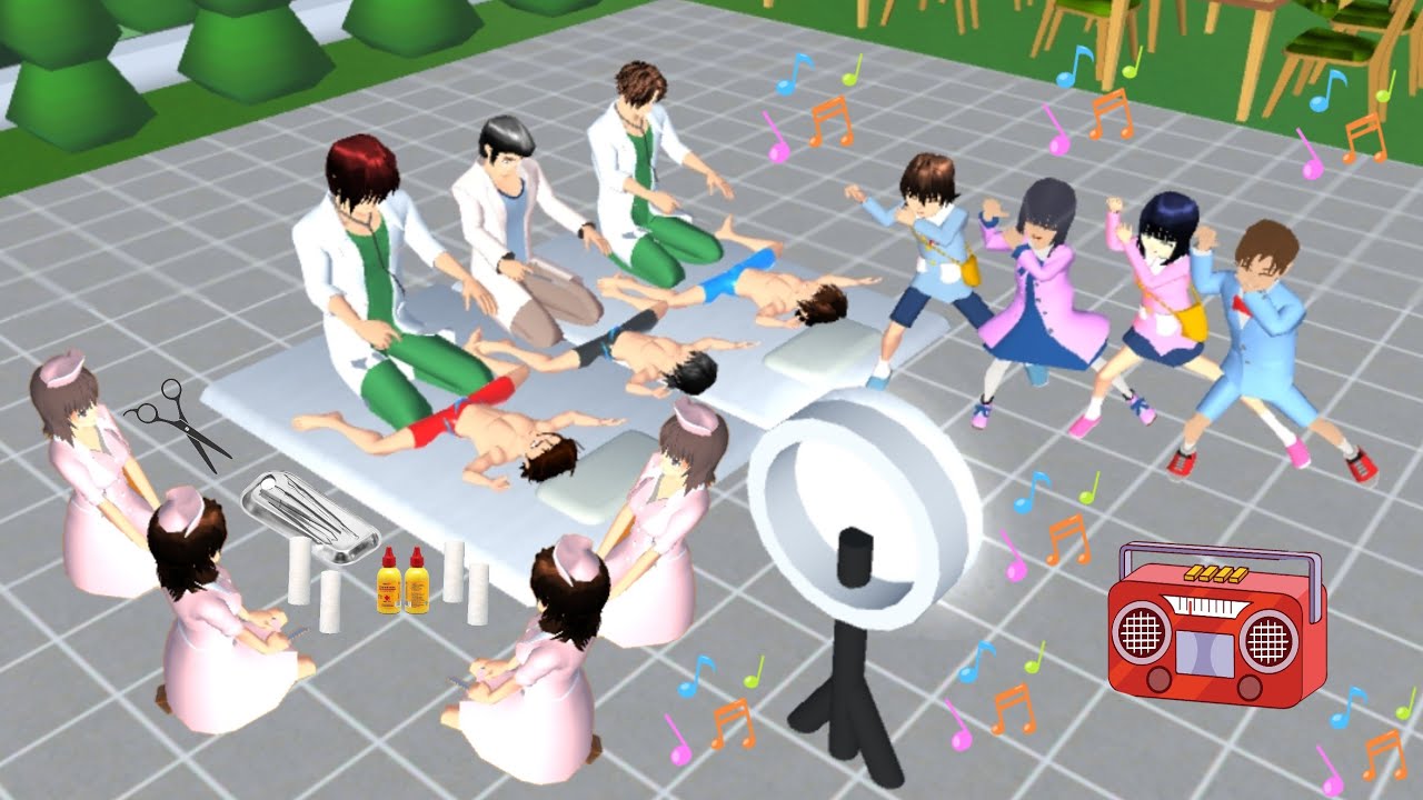 LAGI ENAK ENAK MAIN TIKTOK LANGSUNG DI SUNAT || FULL MOVIE || Sakura School Simulator Drama