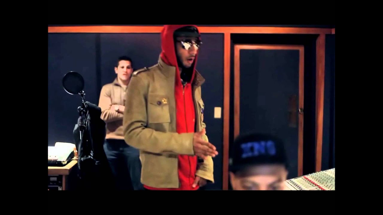 Swizz Beatz Recording with Bushido