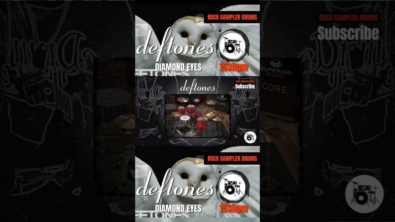 Deftones - Diamond Eyes (DRUM TRACK) 🥁