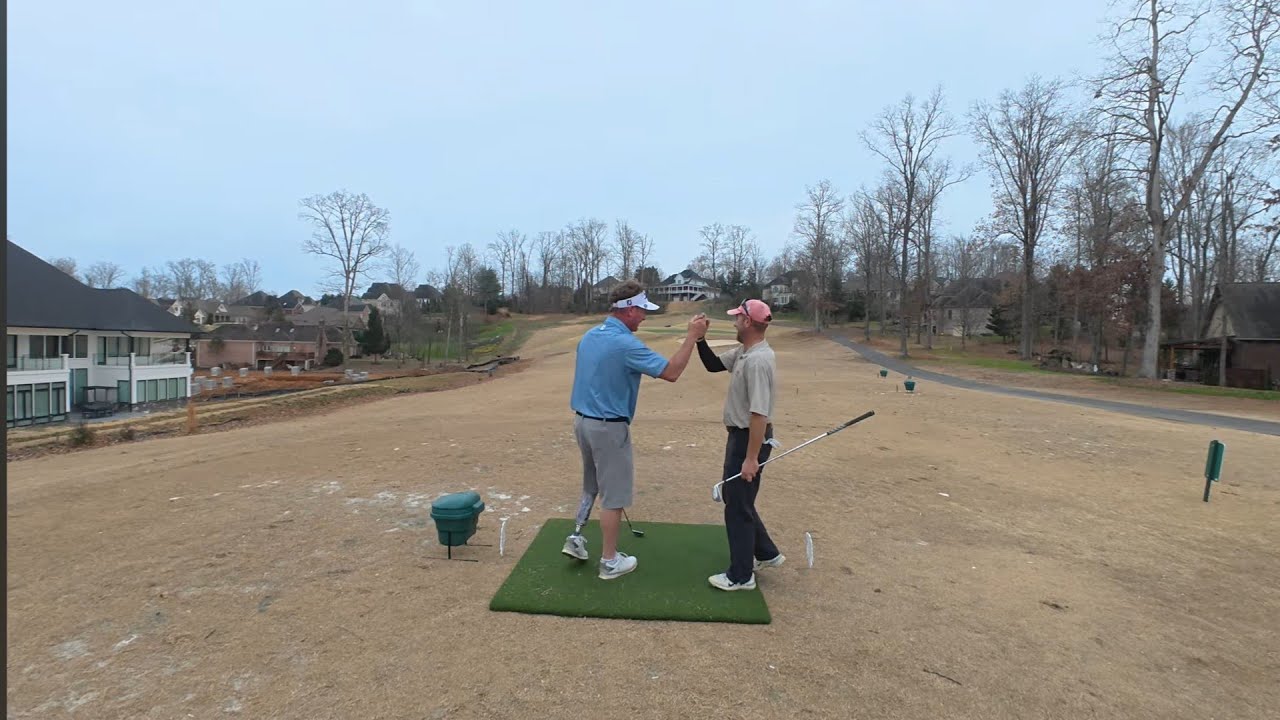 Golf Avalon #11 heartbreaking par for me and a long birdie putt drained for Phil 