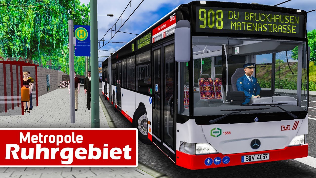 OMSI 2: Metropole Ruhrgebiet PREVIEW #2: Durch Industrielandschaften mit dem MB O530 Gelenkbus