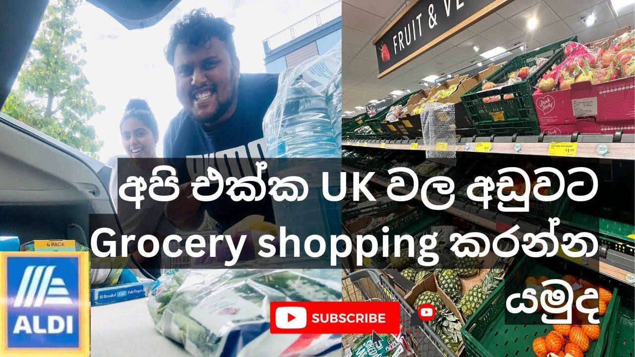 Grocery Shopping in UK 🥗🍽️ | ALDI Grocery Shopping | Life In UK