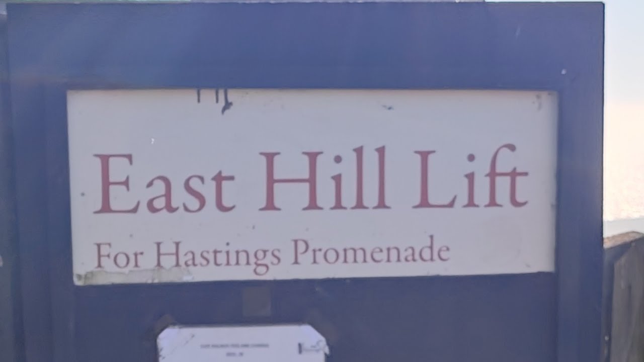 Hastings East hill lift view 