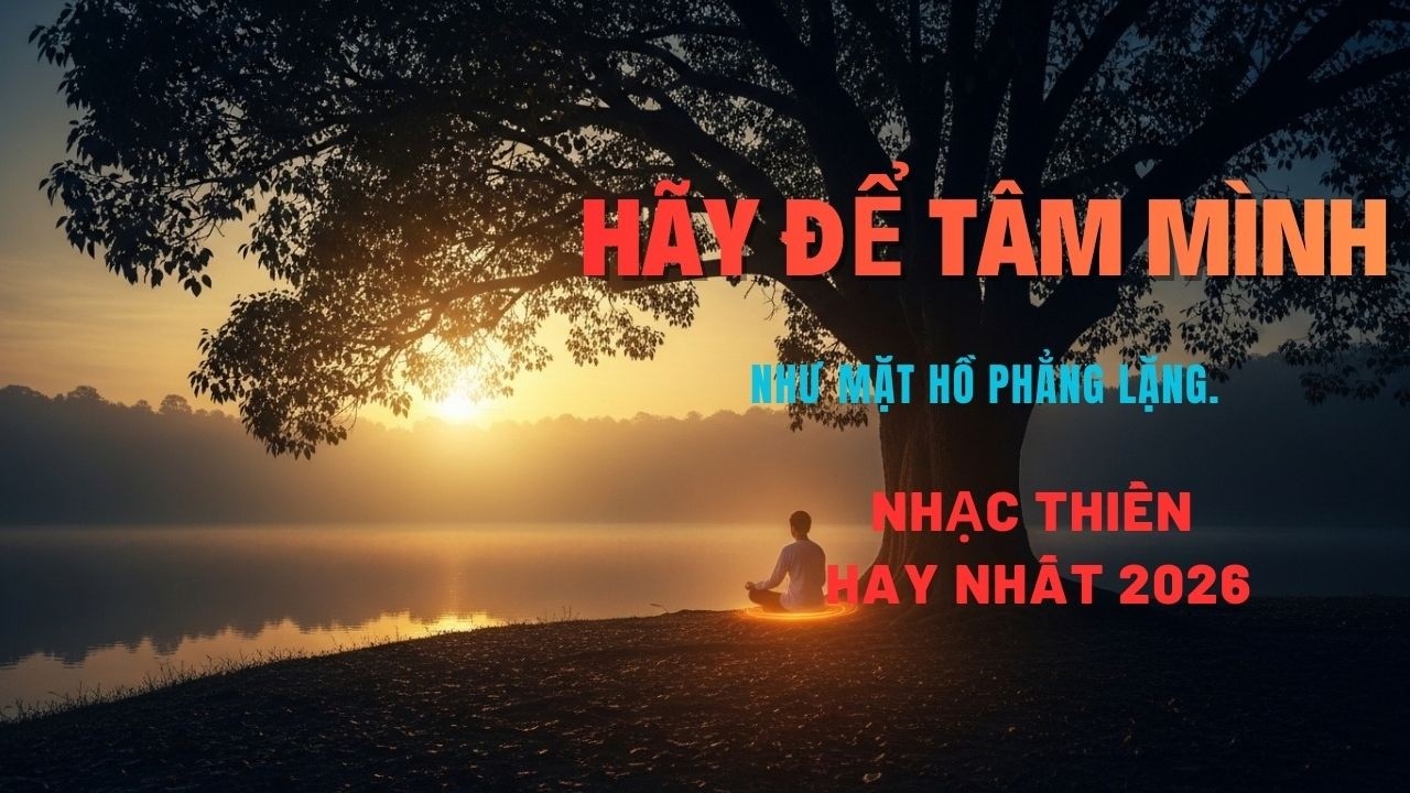 Hãy để tâm mình như mặt hồ phẳng lặng | Nhạc thiền Phật Pháp Hay Nhất 2026