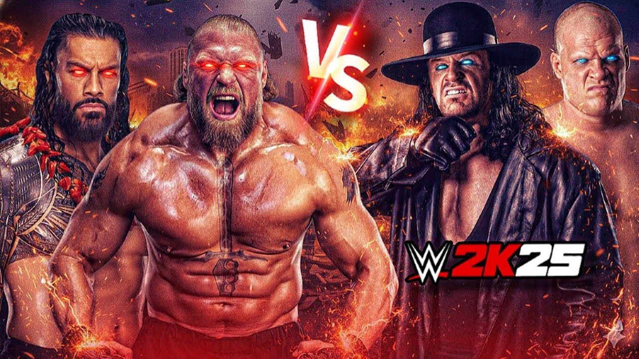 Team Roman Vs Brothers of destruction ⚡Tag Elimination Match | WWE 2K25 Gameplay 🥶