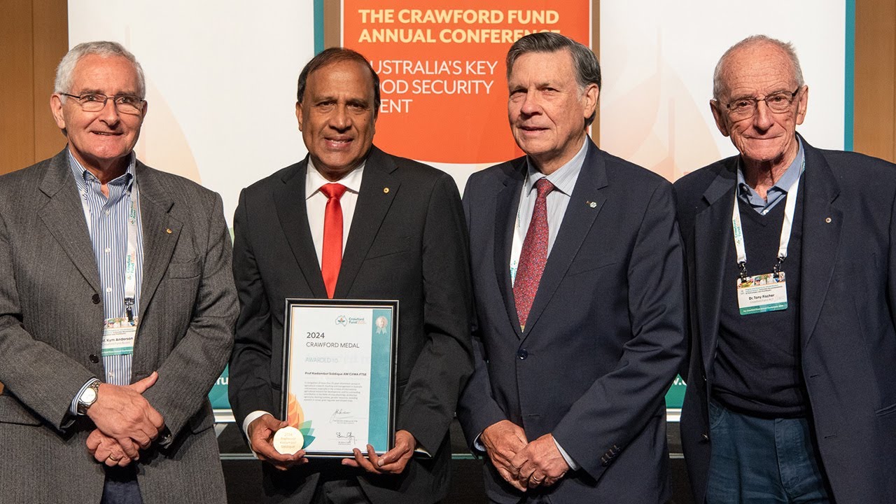 2024 Crawford Fund Medal Recipient: Prof Kadambot Siddique AM