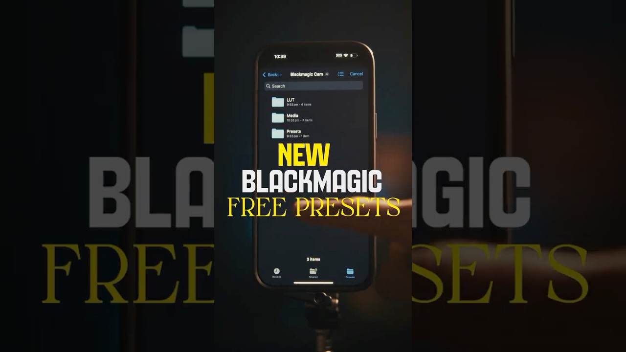 FREE Blackmagic Mobile Presets 🔥 Shoot Cinematic on Any iPhone (8&ndash;16 Pro) or Android