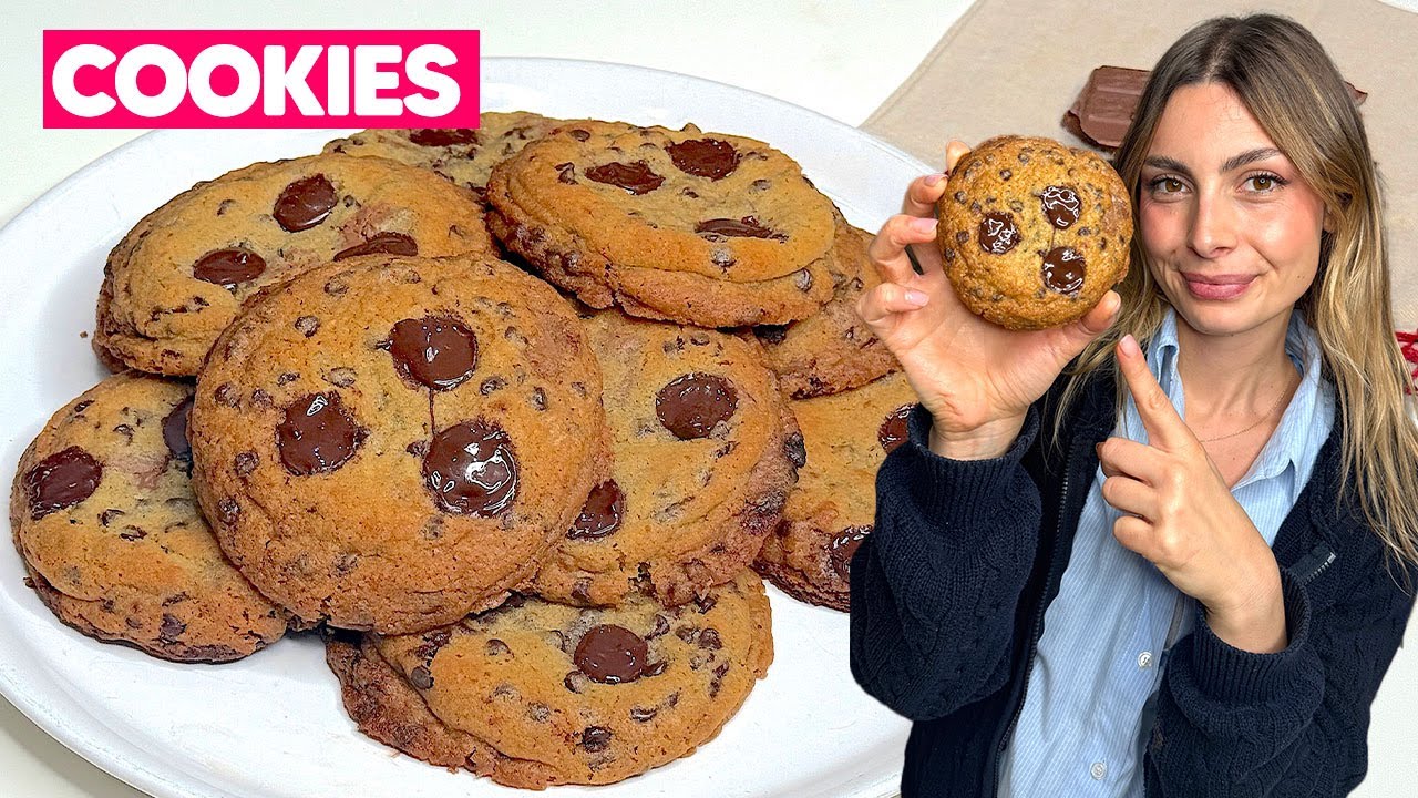COOKIES: la RICETTA ORIGINALE americana e i TRUCCHI per un risultato perfetto 🍪​