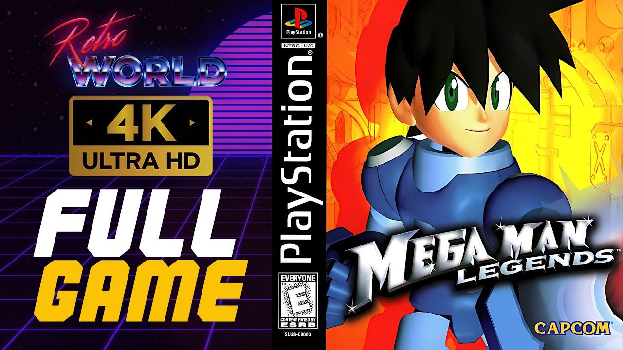 Megaman Legends (PS1) | Longplay | No Commentary 4k