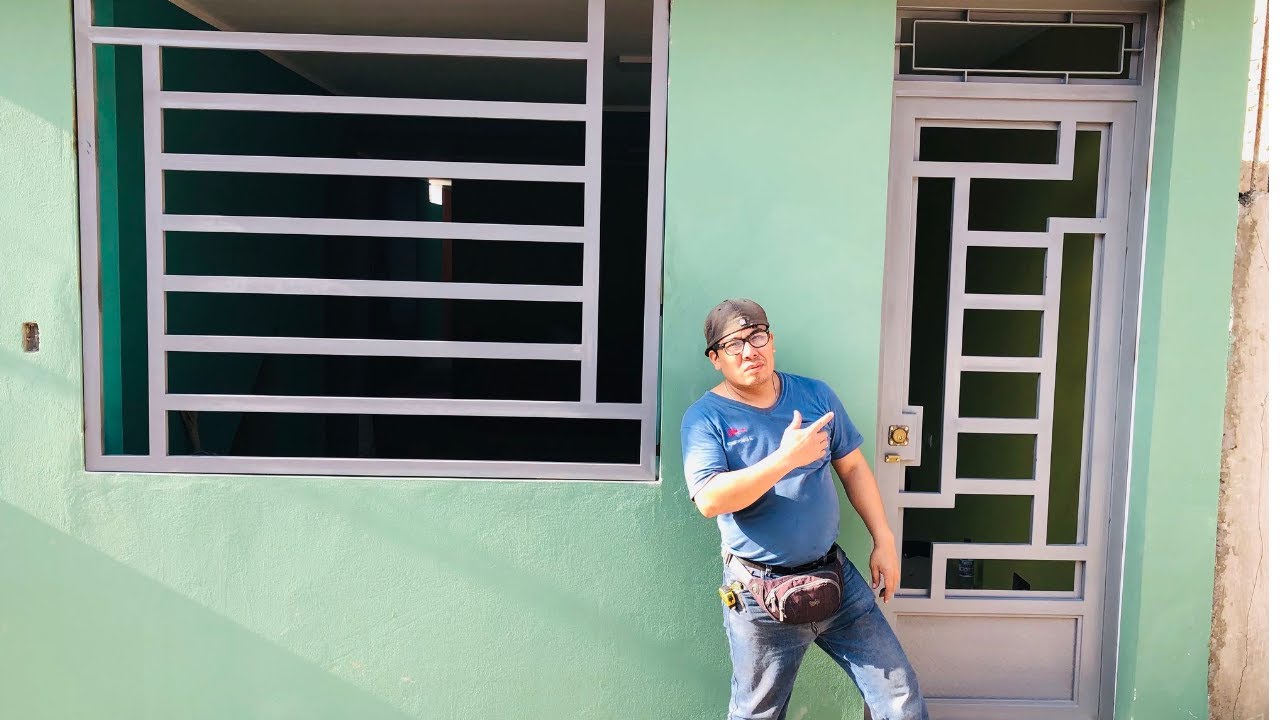 ✅COMO FABRICAR PUERTA MODERNA CONTEMPORÁNEA DE HIERRO