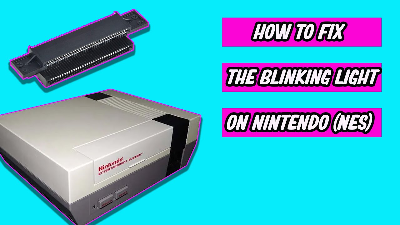 КАК ИСПРАВИТЬ МИГАЮЩУЮ ИНДИКАТОРНУЮ ЛАМПОЧКУ НА NINTENDO (NES) &mdash; ЗАМЕНА 72-КОНТАКТНОГО РАЗЪЕМА