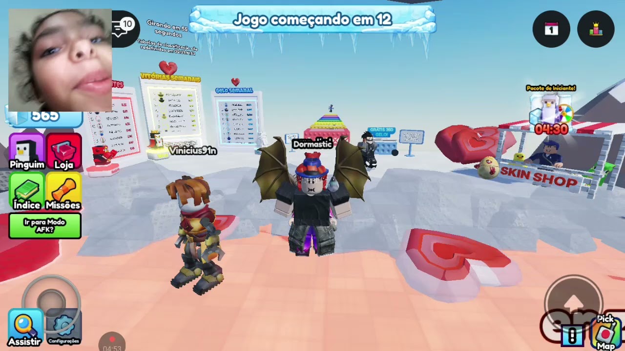 Jogando o famoso jogo knock sei lá o que pela primeira vez