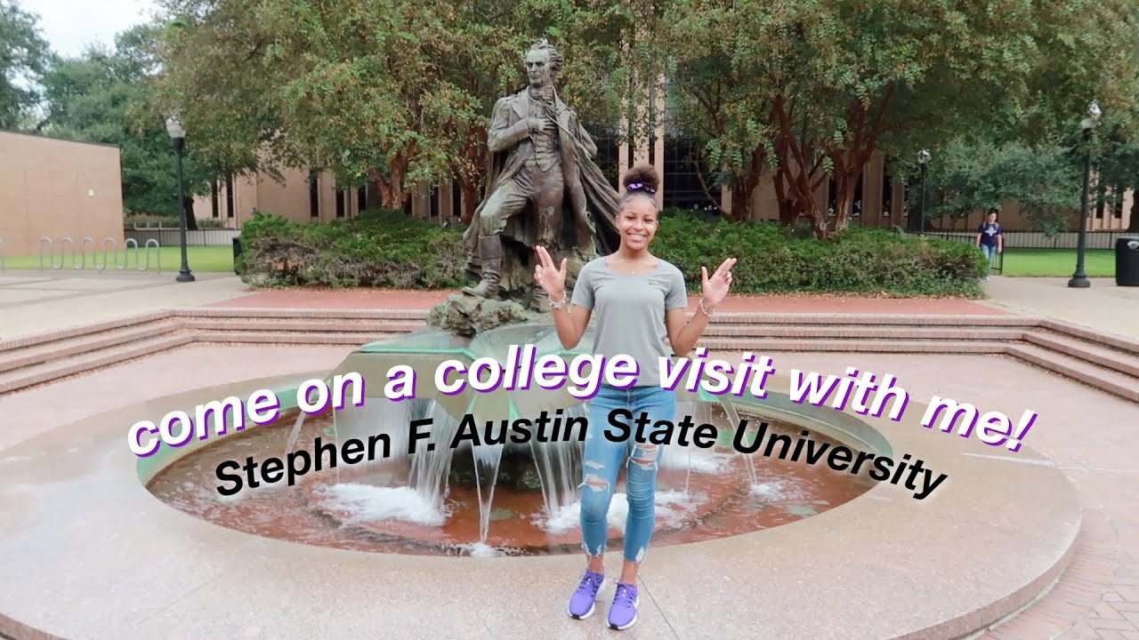 come on a college visit with me! *stephen f. austin state university* | Aria Hope