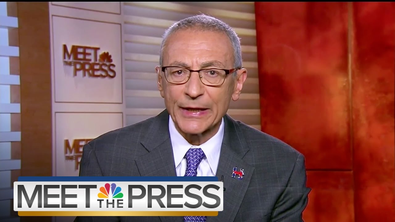 John Podesta: Hillary Clinton's 'Got A Lead In Michigan' (Full) | Meet The Press | NBC News