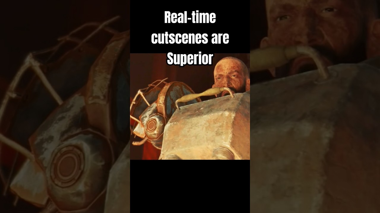 This is Why real-time cutscenes are superior... #fallout