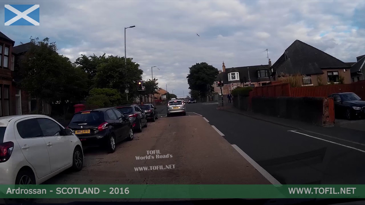Ardrossan Scotland 2016 Dashcam Driving Movies WWW.TOFIL.NET