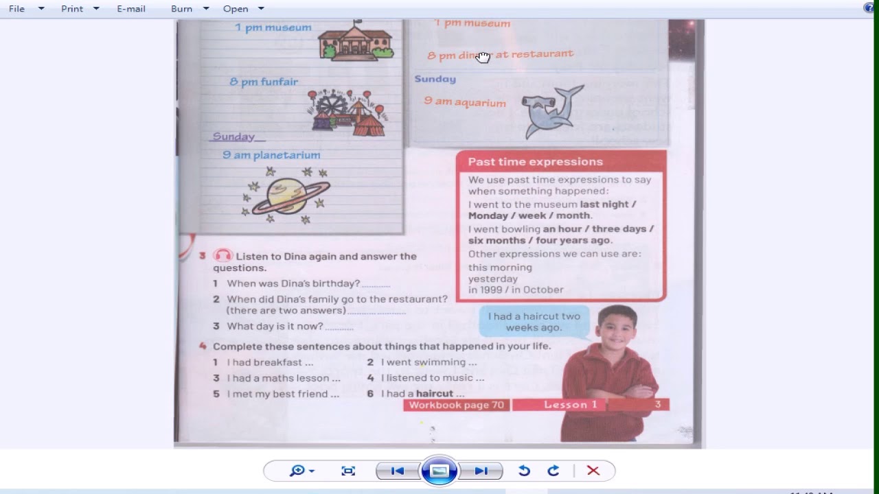 English  - Prep 1 -  New Hello -  Unit 7 -  Lesson 1- 2