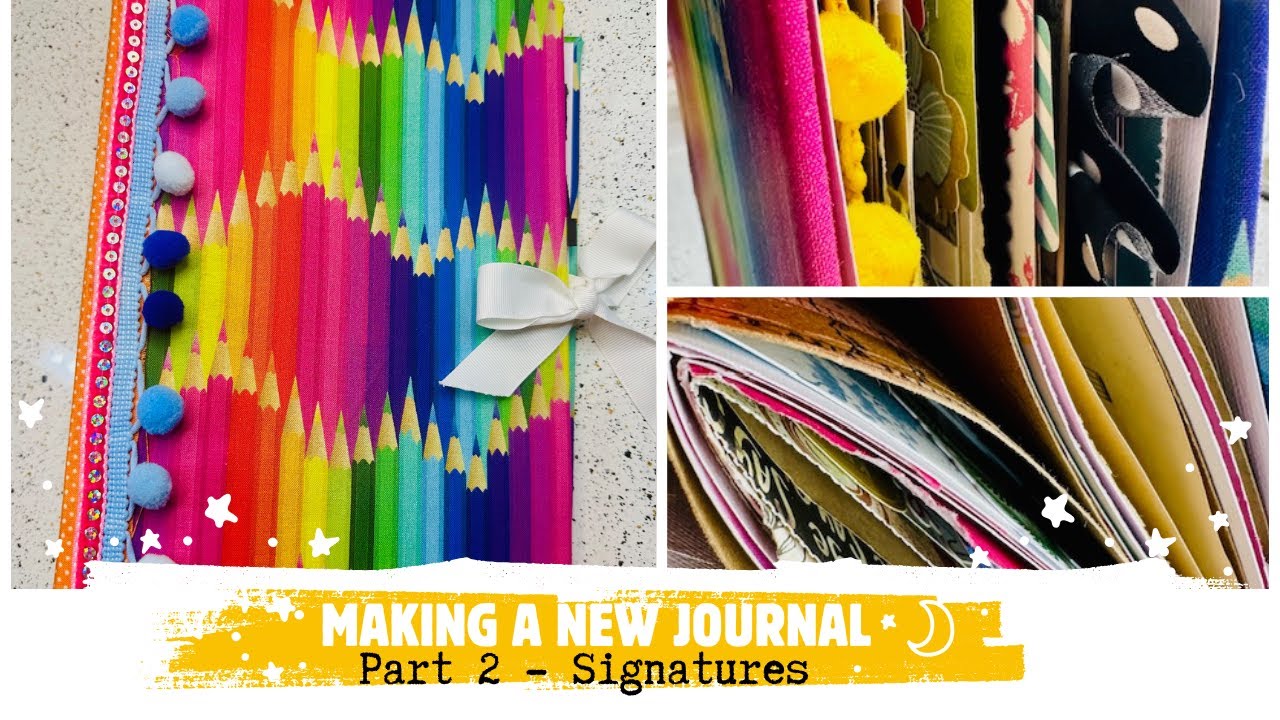 MAKING A NEW JOURNAL FOR 2025 - PART 2 - THE SIGNATURES