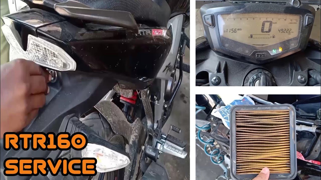 Tvs Apache RTR160 4V service | service RTR160 4V
