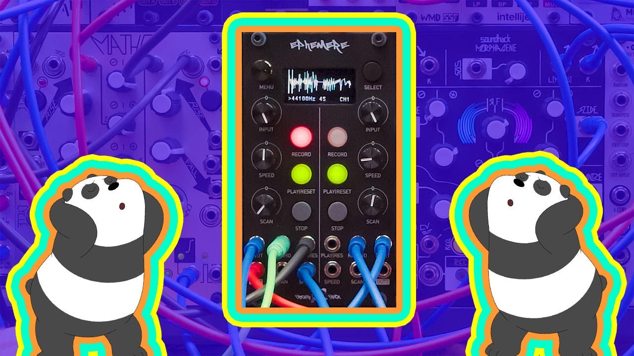 Patching Panda Ephemere - Recording and Remixing CV (and Audio!)