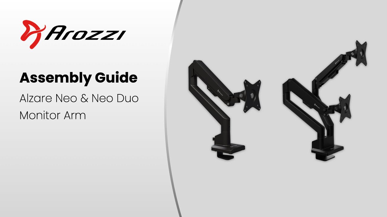 Arozzi Alzare Neo & Neo Duo - Assembly Guide