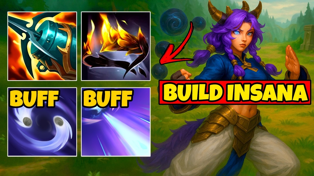 ESSA BUILD INSANA DA YUNARA TÁ MUITO FORTE DEPOIS DOS BUFFS