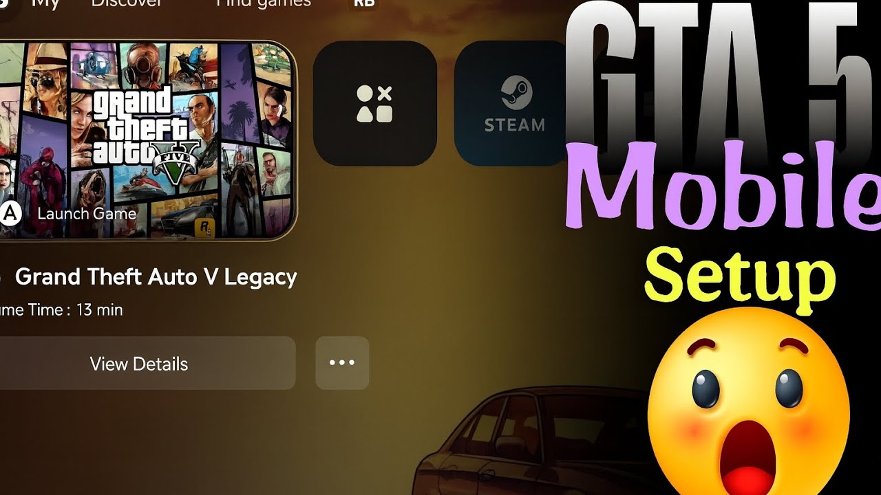 GTA v Android setup 😳